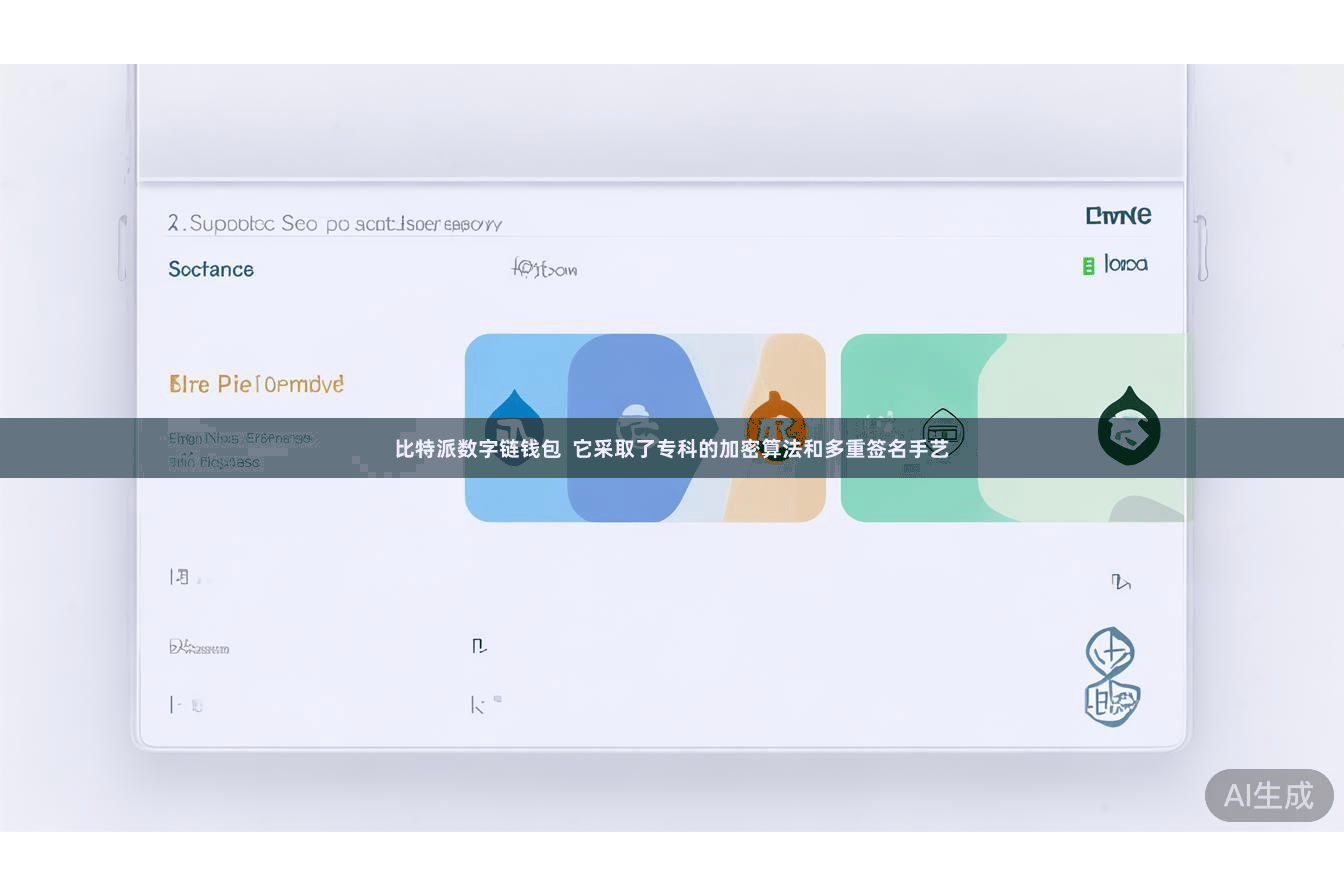 比特派数字链钱包 它采取了专科的加密算法和多重签名手艺
